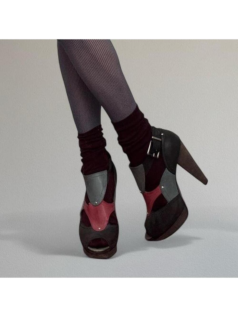 Y2K Miss Sixty platform heels.